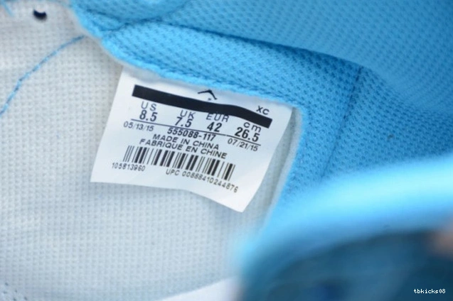 Rep TBkick Retro OG 555088-117 Air High Jordan 1 'UNC' 0701
